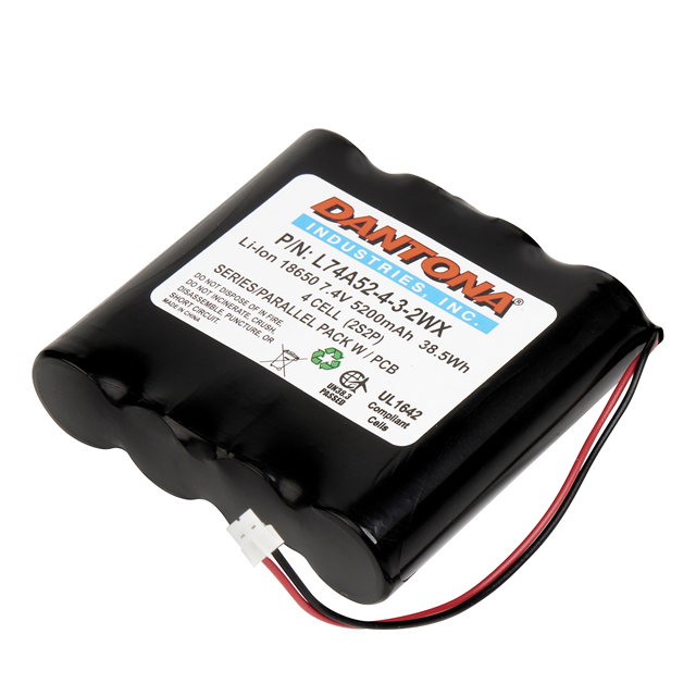 BATTERY PACK LI-ION 7.4V 18650 BATTERY PACK LI-ION 7.4V 18650