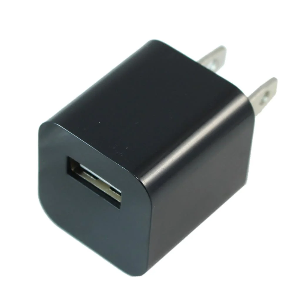 USB-A 110/5v 1000ma Charger Blck