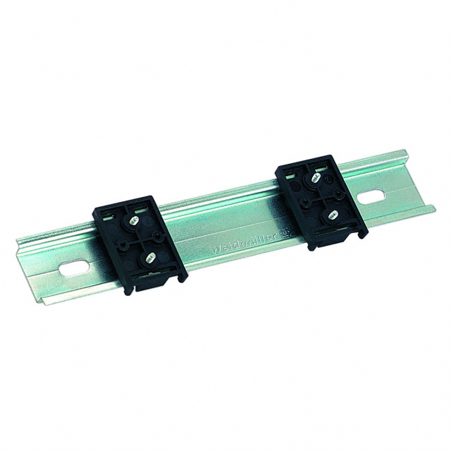 DIN RAIL HOLDER SET OF 2+4SCREWS