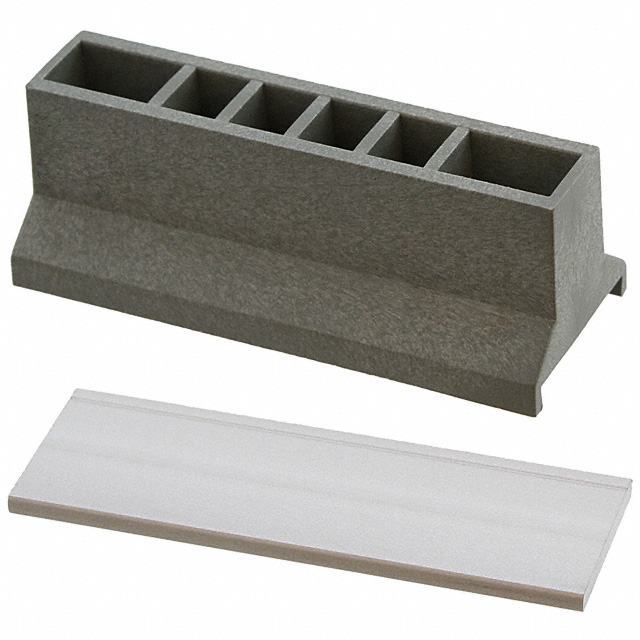 HANDLE 8HP VME PLASTIC GRAY