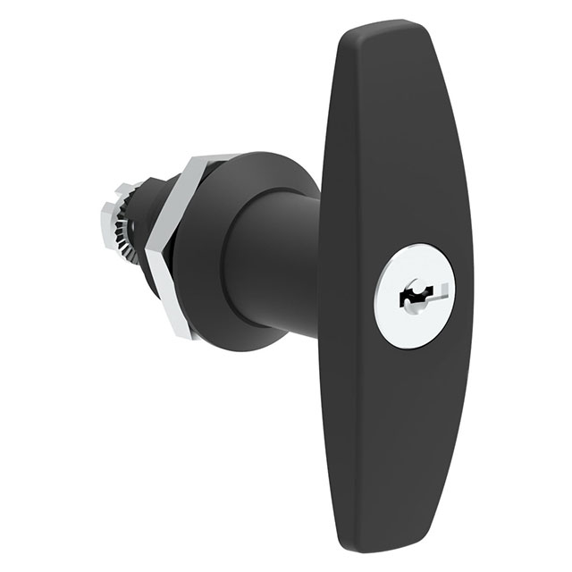 T-HANDLE CAM LOCK PNL MNT ZAMAK