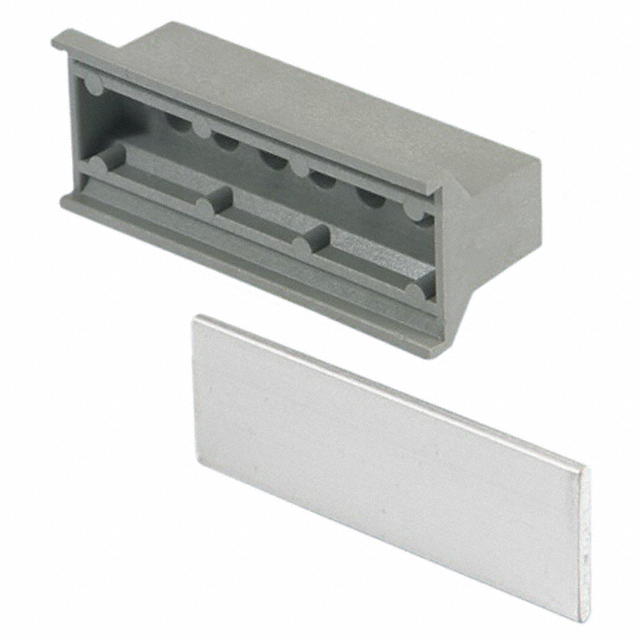 HANDLE 6HP VME PLASTIC GRAY