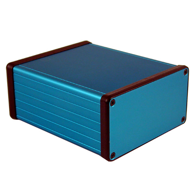 BOX ALUM BLUE 4.72"L X 4.06"W BOX ALUM BLUE 4.72"L X 4.06"W