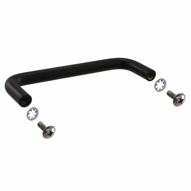 HANDLE 2.8" STEEL BLACK 1 PAIR