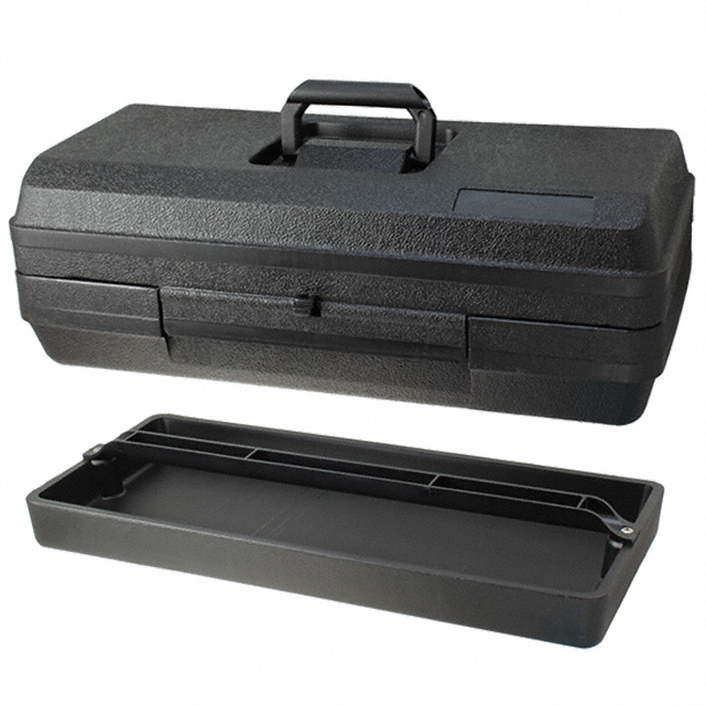 BOX PLAS BLACK 19.87"L X 8.31"W