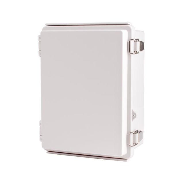 BOX ABS LGT GRY 8.27"L X 6.3"W