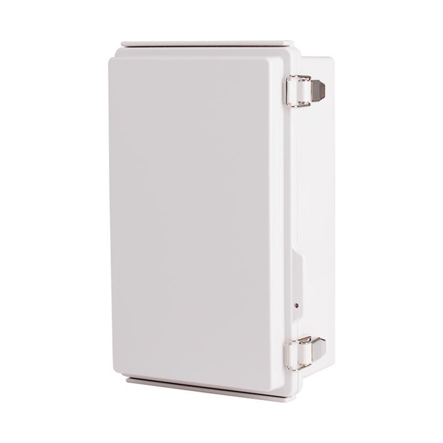 BOX ABS LGT GRY 10.24"L X 6.3"W