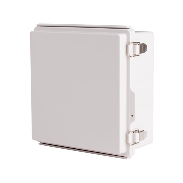 BOX PLAS LGT GRY 8.27"L X 8.27"W