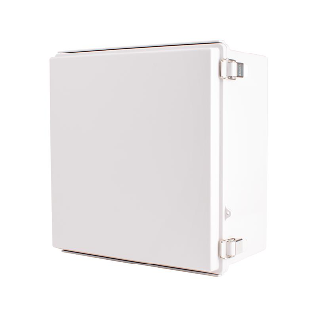 BOX ABS LGT GRY 13.78"LX13.78"W