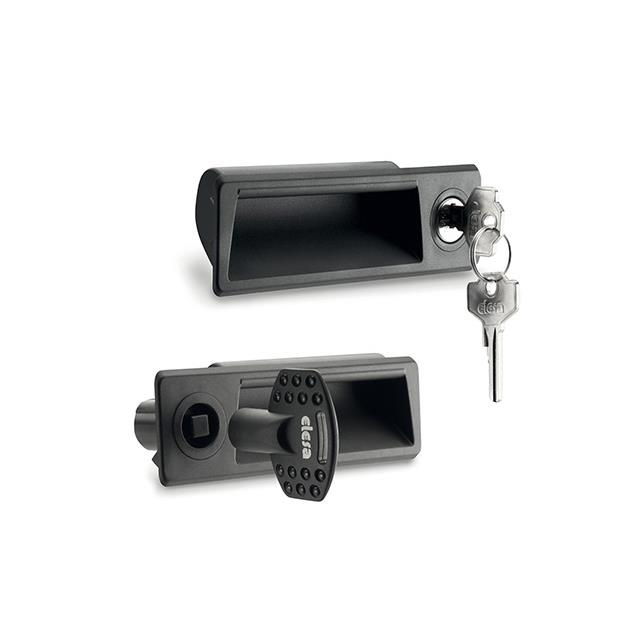 LEVER LATCH PANEL MNT POLY FLUSH