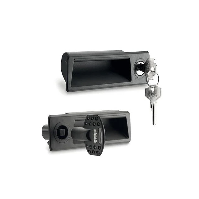 LEVER LATCH PANEL MNT POLY FLUSH