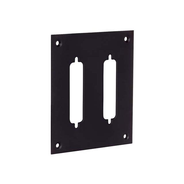 SUB PANEL FOR 2 DB25/HD44 BLK