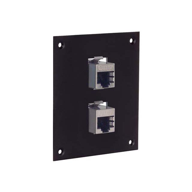 USP SUB-PNL W/2 CAT6 SHLD CPLR