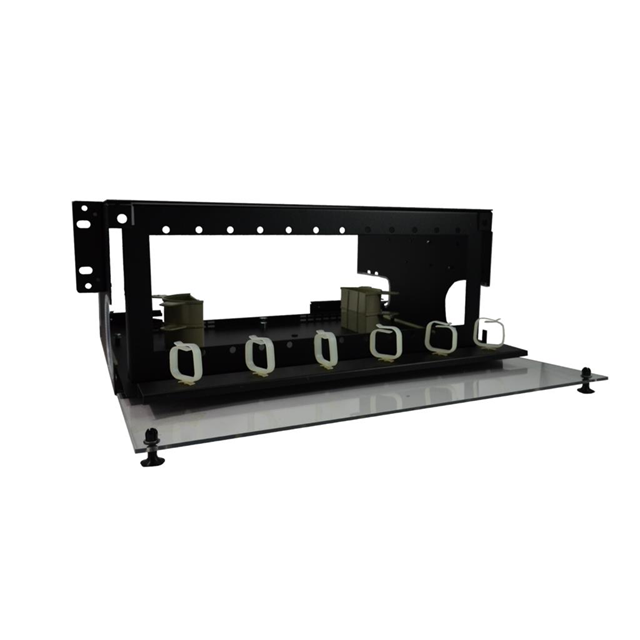 FIBER 4RU RACK PANEL