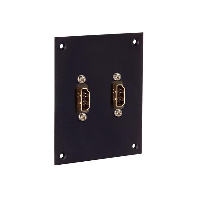 USP PANEL 2 HDMI F/F BLACK
