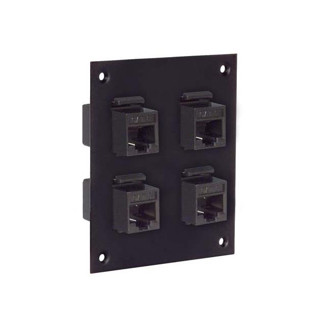 USP SUB-PNL W/4 CAT6 CPLR STR