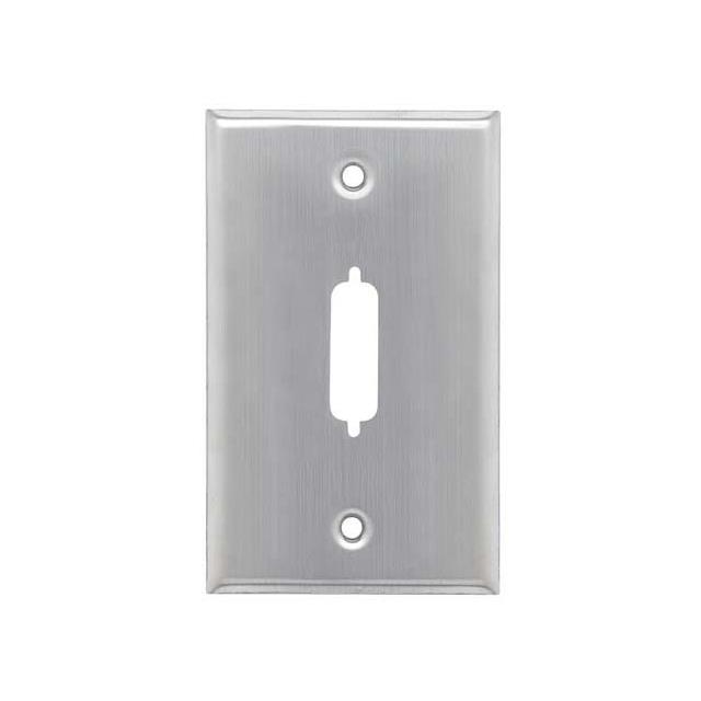 WALL PLT SS DB15 D-SUB