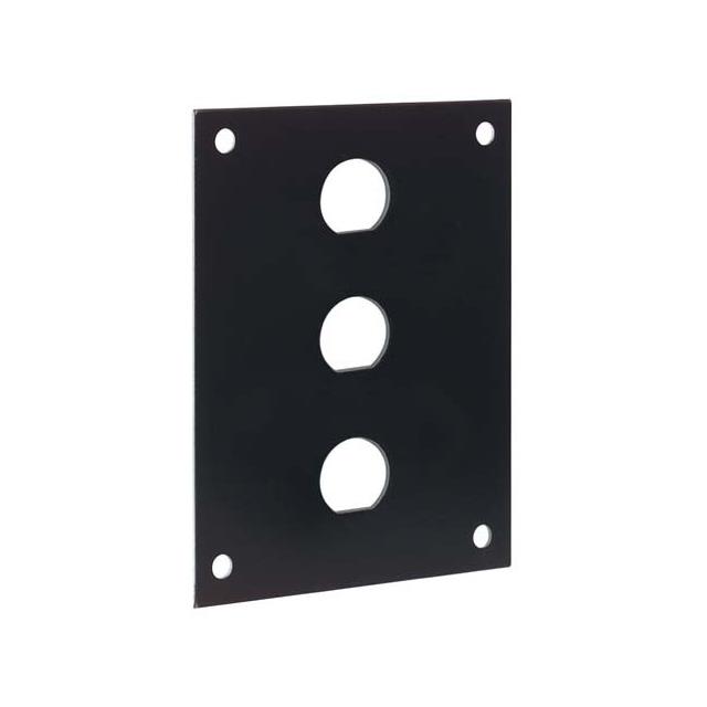 SUB PANEL W/3 D HOLE  BLACK
