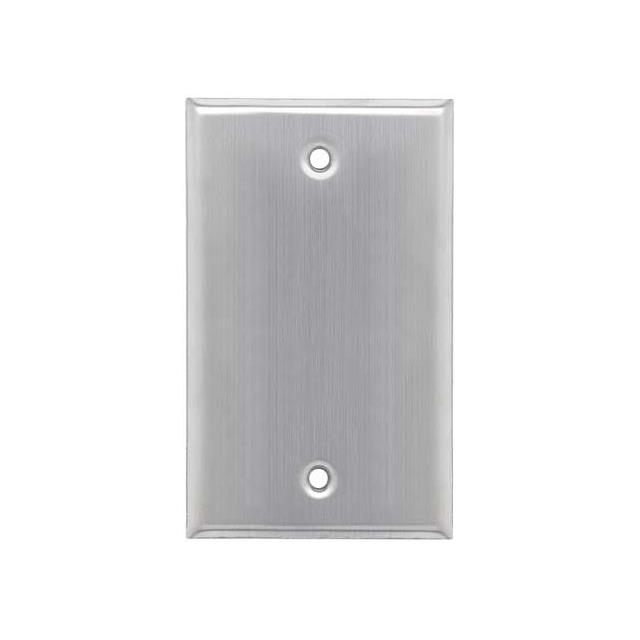 WALL PLATE STAINLESS BLANK 1G