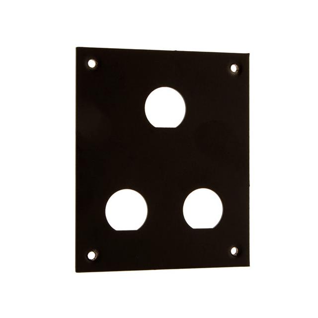 SUB PANEL W/3 .630 D-HOLE BLK