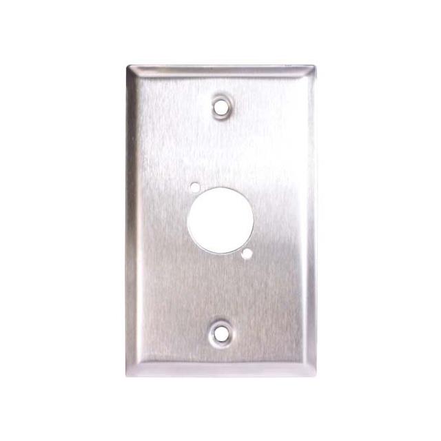 SS WALL PLATE 1 XLR BLANK