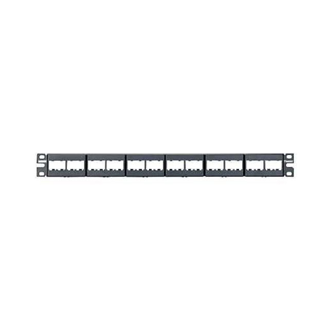 PATCH PANEL, 24 PORT, MODULAR, B