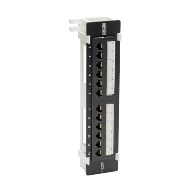CAT6 WALL-MOUNT 12-PORT PATCH PA