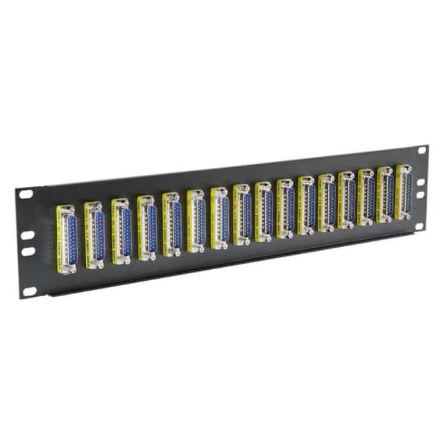 DB25 Feedthru Panel, Loaded, 16