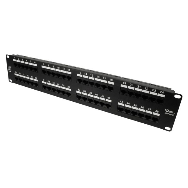 CAT6 UTP PATCH PANEL  48PORT 19"