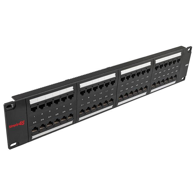 48 PORT CAT5E PATCH PANEL, LOADE