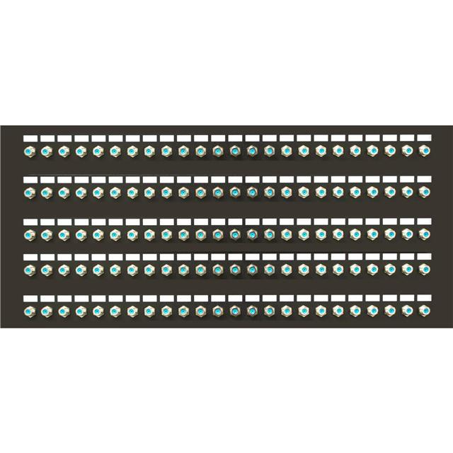 F Feedthru Panel, Loaded, 128 Po