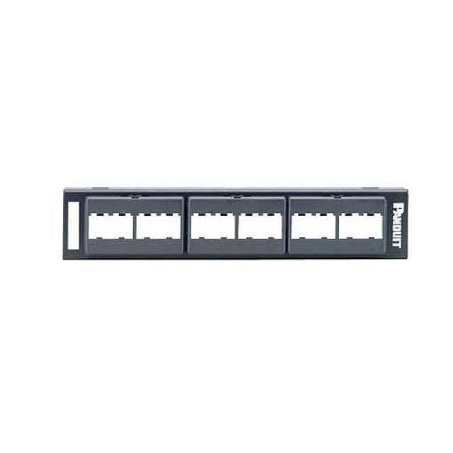 PATCH PANEL, 12 PORT, BLACK PATCH PANEL, 12 PORT, BLACK
