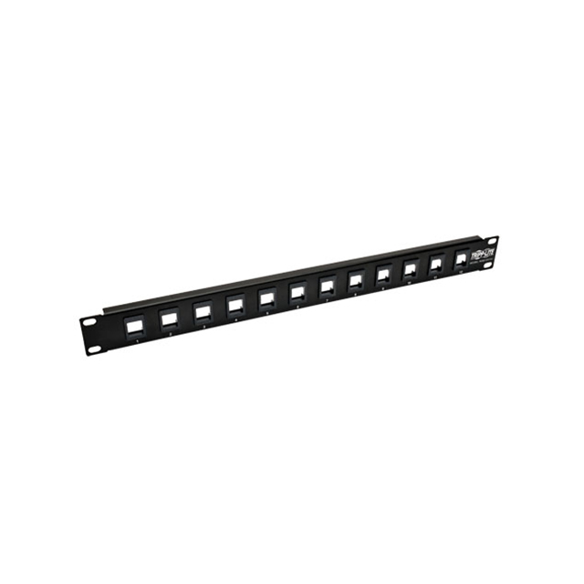 12-PORT 1U RACK-MOUNT BLANK KEYS