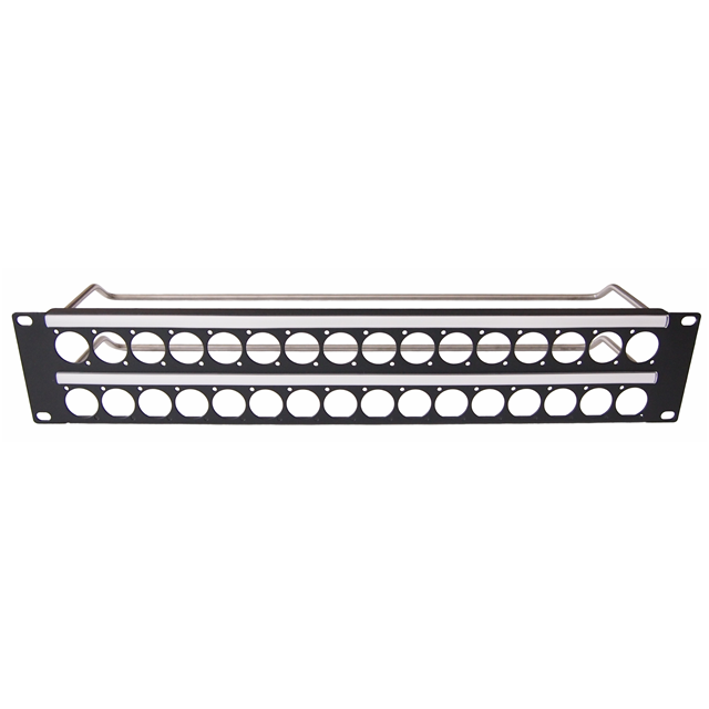 2U X 32 PANEL ASSY #4-40 HOLES