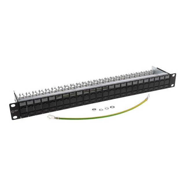 PATCH PANEL, 19 INCH FRAME, 1RU,