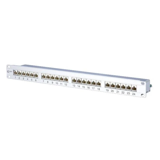 PATCH PANEL, E-DAT C6A 24 PORT 1