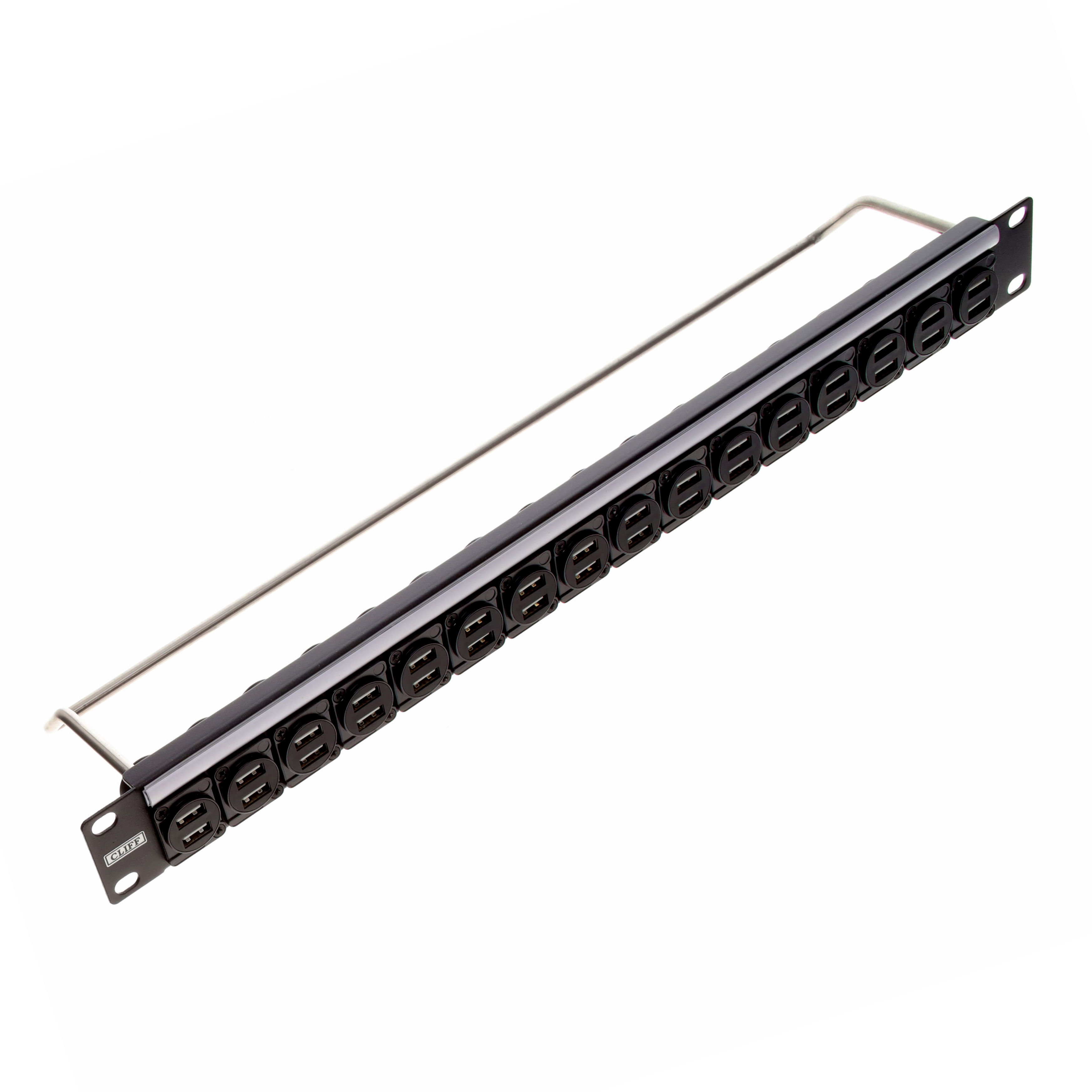 RACK 16X DUAL USB2 A-A BM FM M3