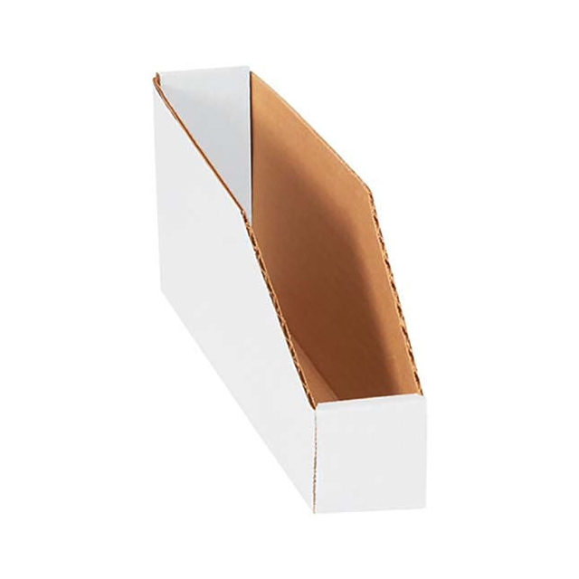 OPEN TOP WHITE CORRUGATED BIN BO