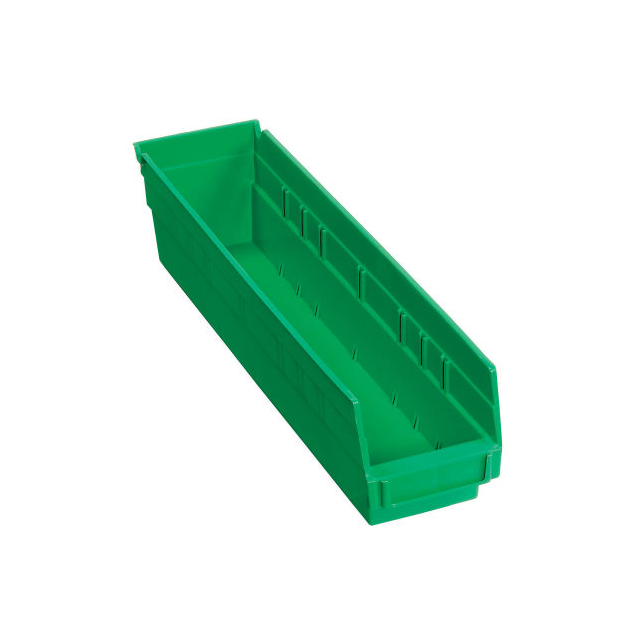 PLASTIC SHELF BIN NESTABLE 4-1/8