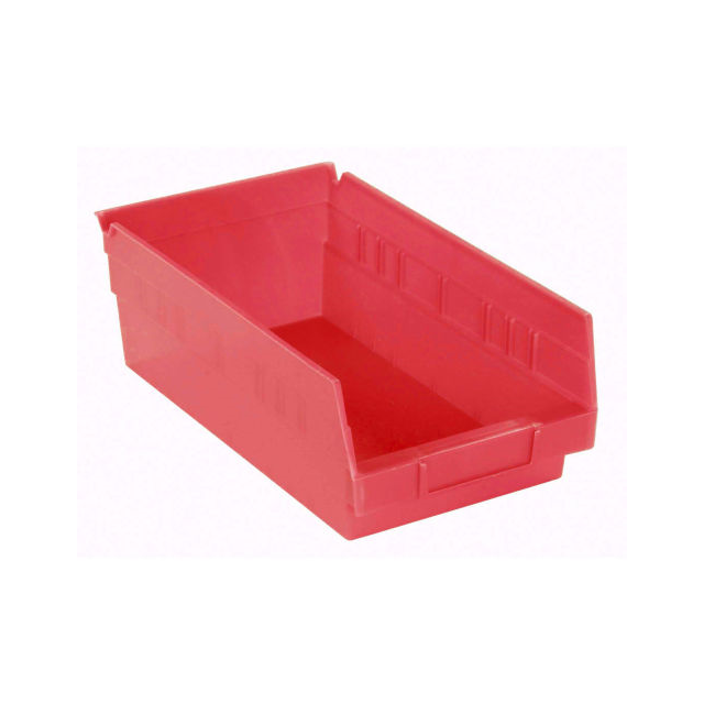 PLASTIC SHELF BIN NESTABLE, 8-3/