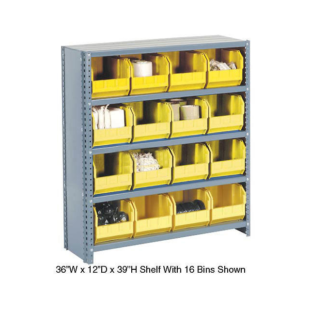 CLOSED BIN SHELVING W/6 SHELVES