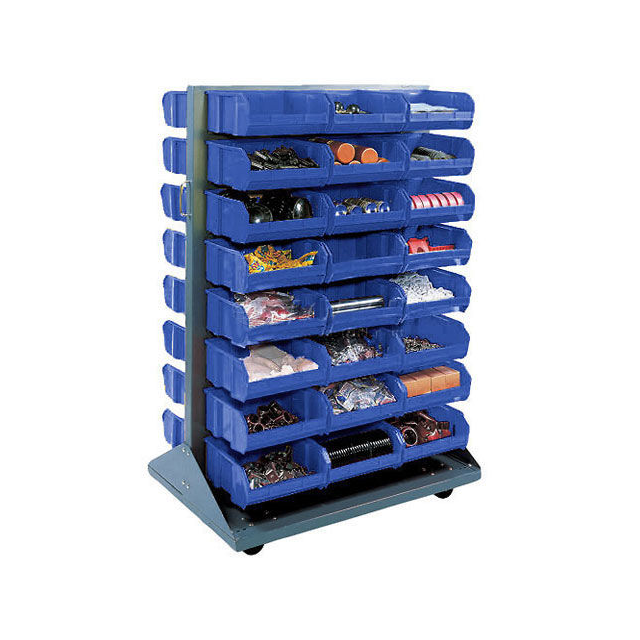 DOUBLE-SIDED MOBILE RACK W/(96)