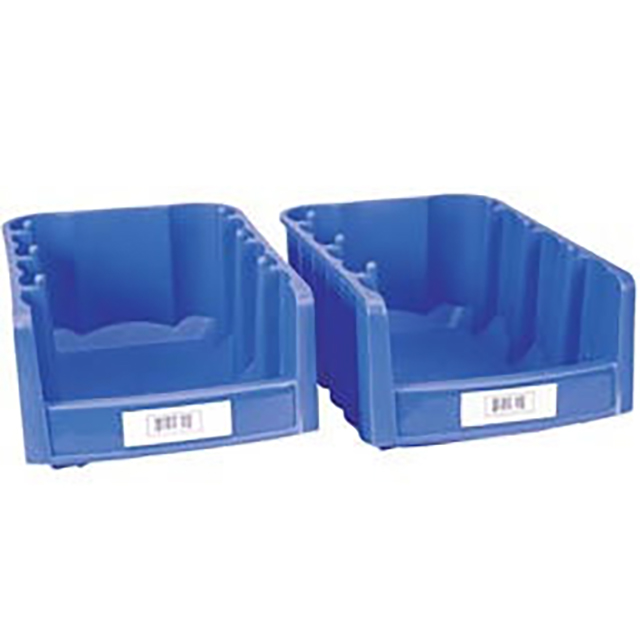 LABEL HOLDER, BIN, 1X3", CLEAR,
