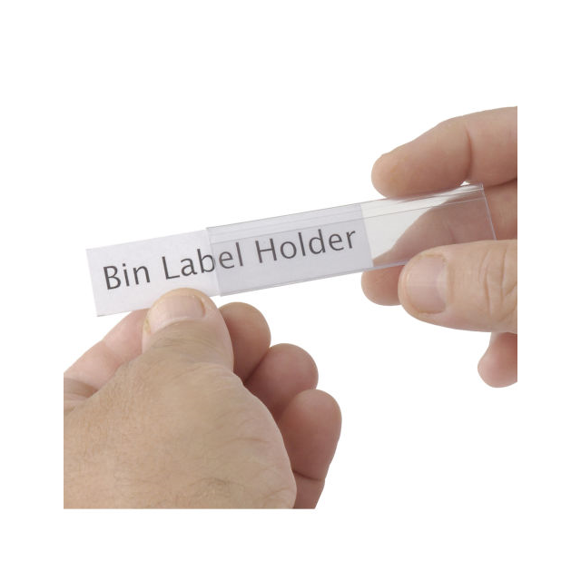 TRI-DEX LABEL HOLDER, 13/16X3" F