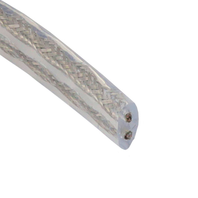 CBL RIBN 4COND FLAT CLEAR 25'