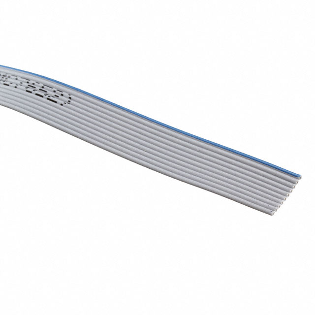 CBL RIBN 10COND 0.05 GRAY 100'