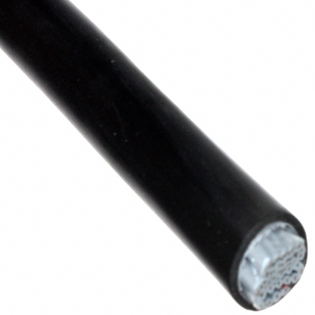 CBL RIBN 34COND 0.05 BLACK 100'