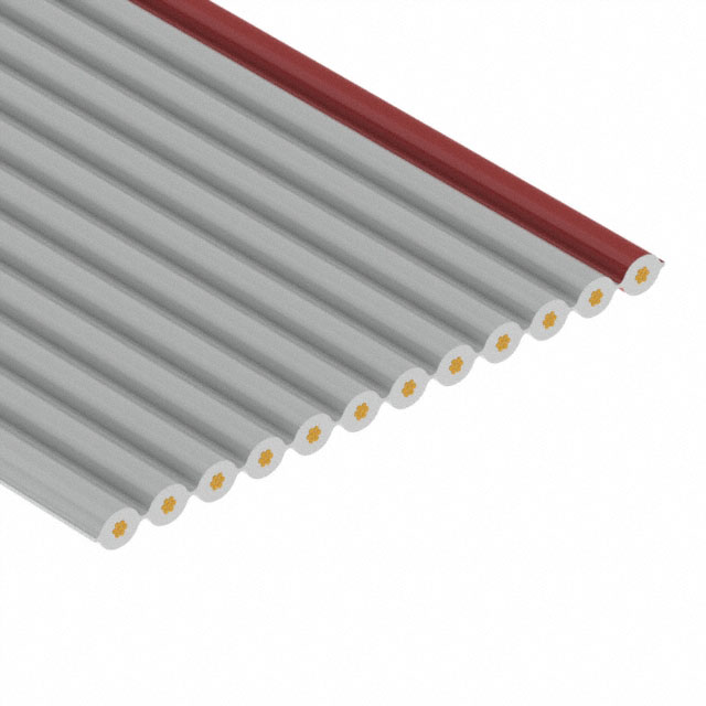 CBL RIBN 12COND 0.05 GRY FOOT