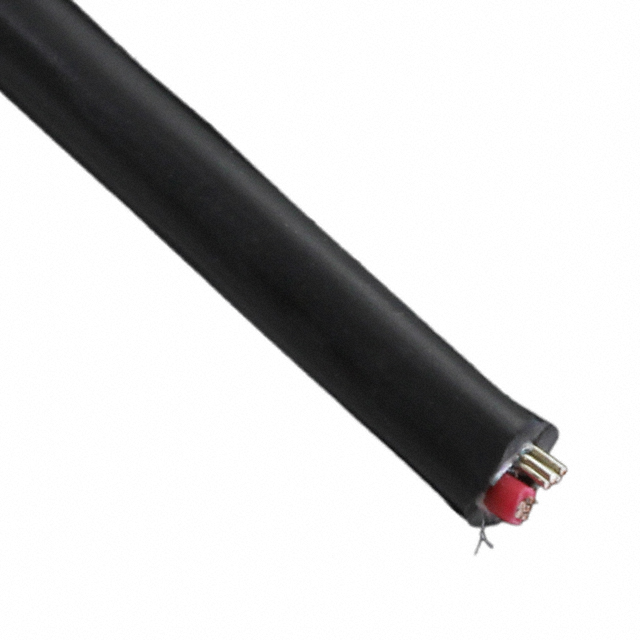 CABLE 2COND 22AWG BLACK SHLD