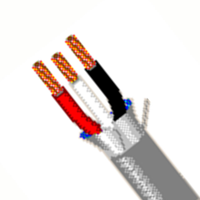 CABLE 3COND 18AWG GRAY SHLD